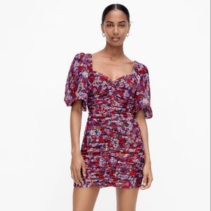 NWT Zara puff sleeve dress